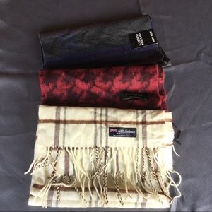 3 scarf bundle cashmere /silk